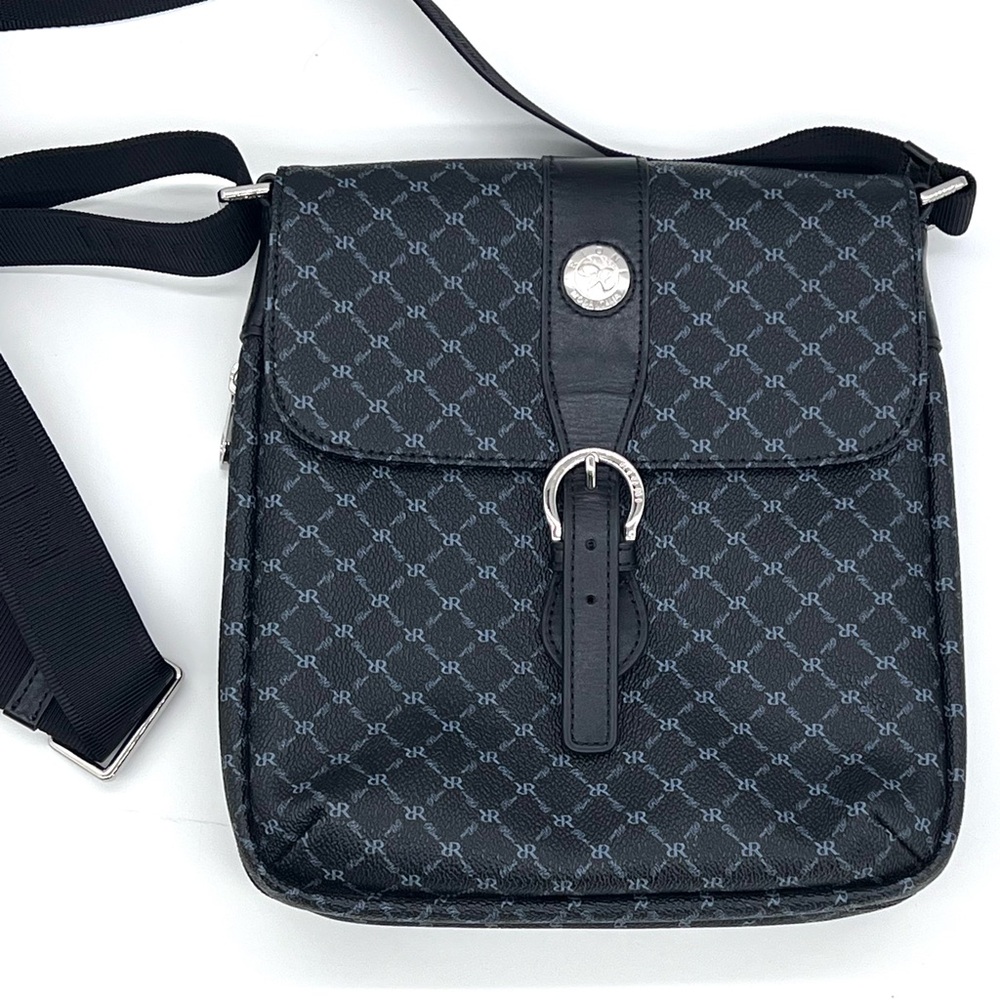 Rioni Monogram Crossbody Bag – Black | NWOT